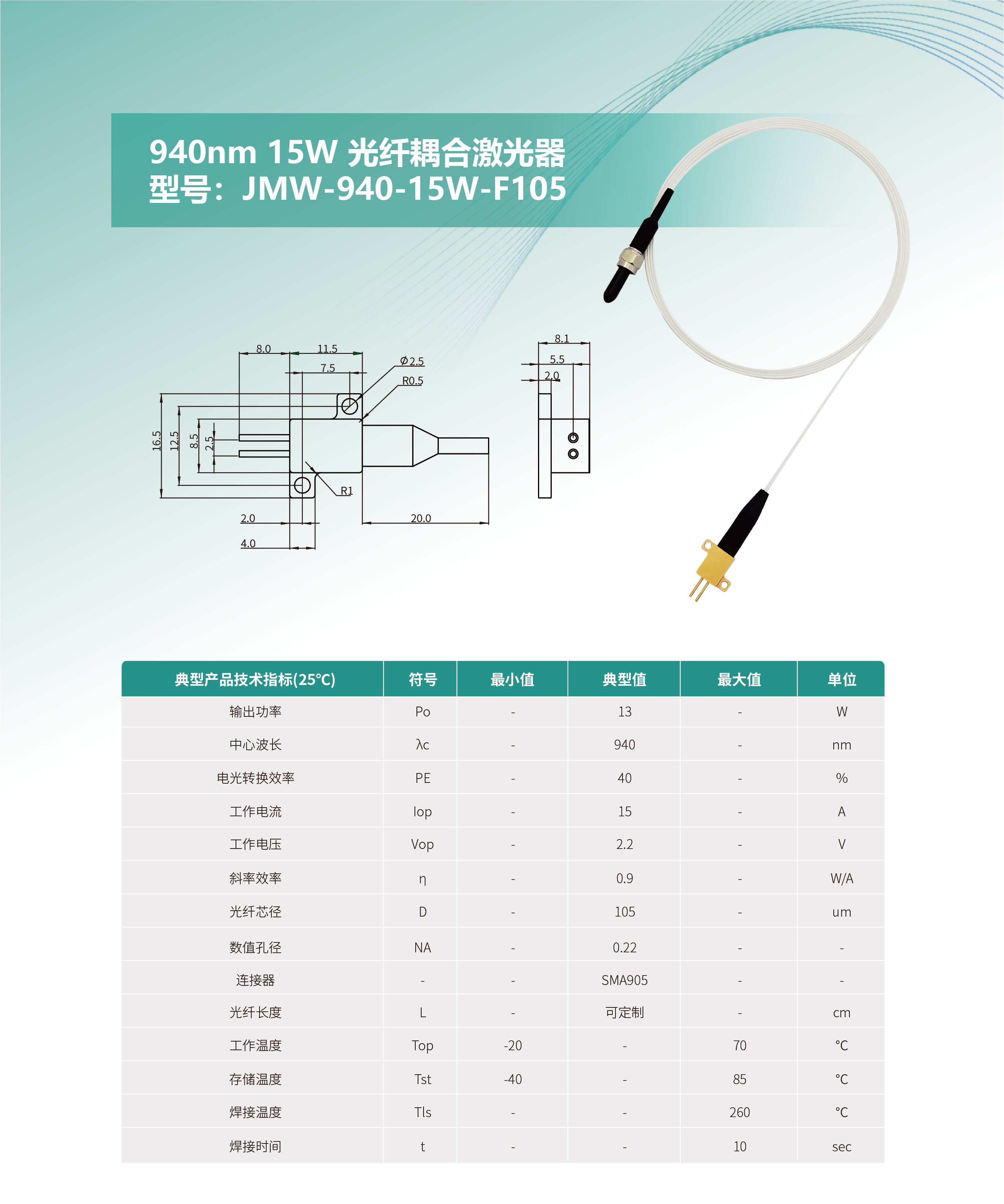 JMW-940-15W-F105 方头 网站